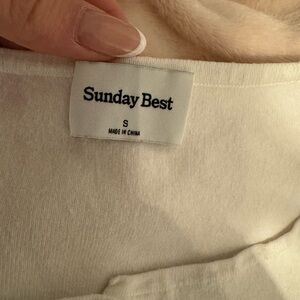 Sunday Best Cream Tee